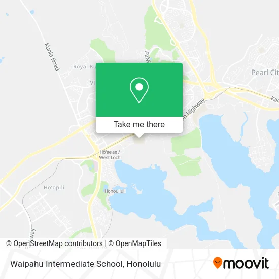 Waipahu Intermediate School map