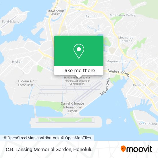 C.B. Lansing Memorial Garden map