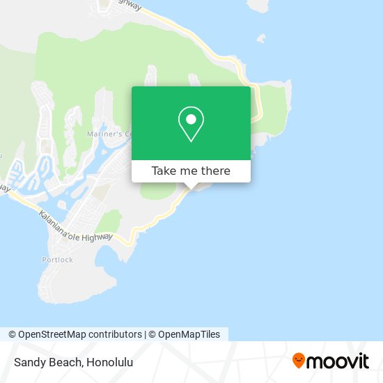 Mapa de Sandy Beach