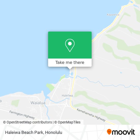 Haleiwa Beach Park map