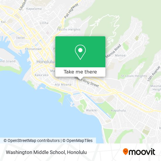 Washington Middle School map