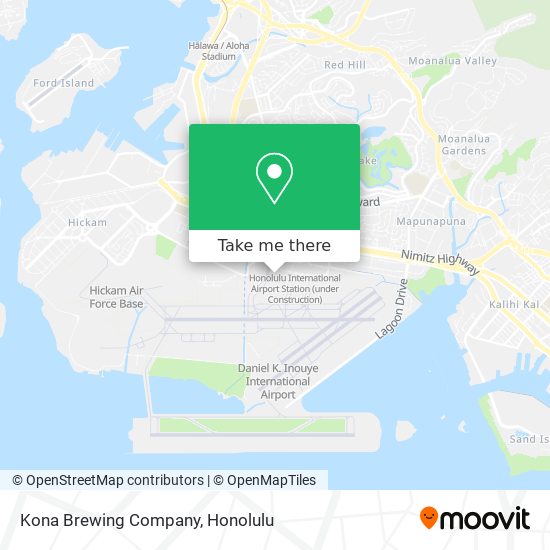 Mapa de Kona Brewing Company