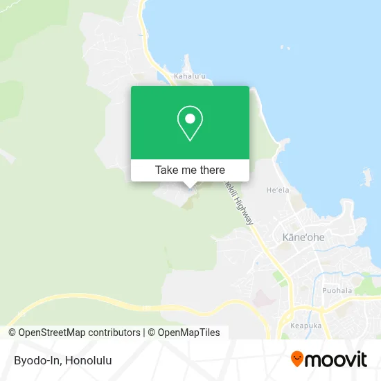 Byodo-In map