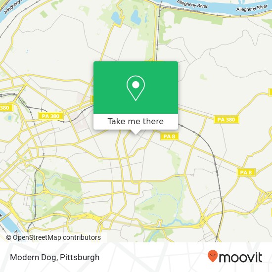 Modern Dog map