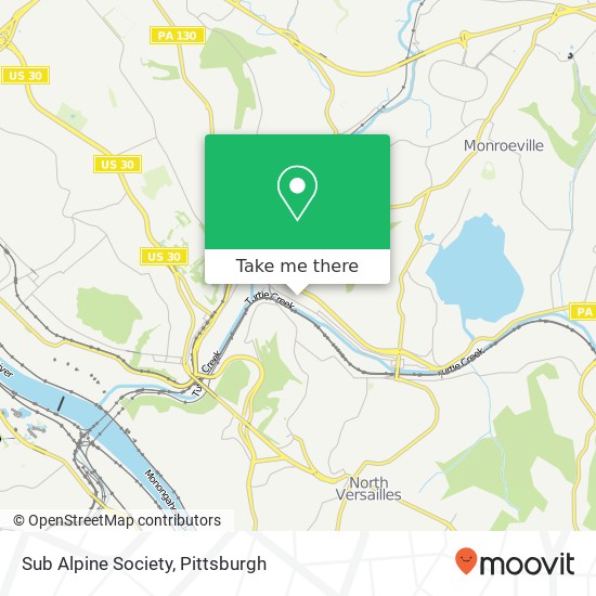 Mapa de Sub Alpine Society