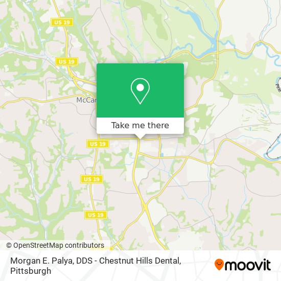 Morgan E. Palya, DDS - Chestnut Hills Dental map