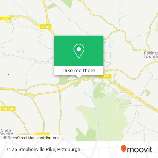 Mapa de 7126 Steubenville Pike