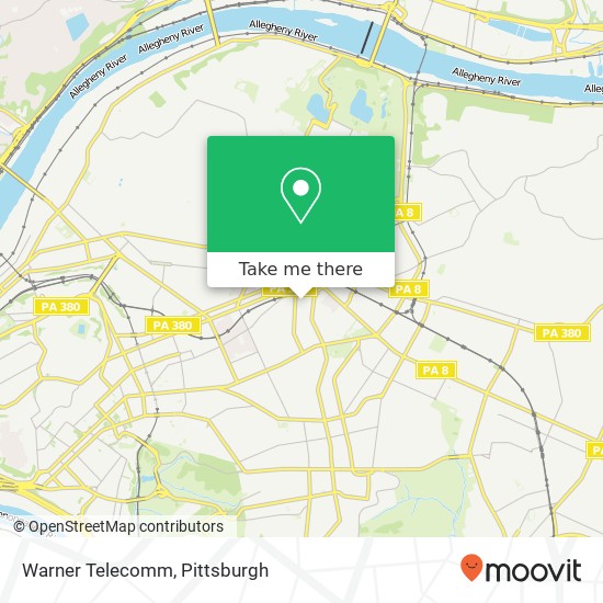 Warner Telecomm map