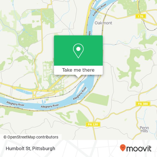 Humbolt St map