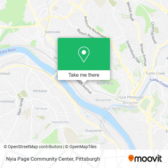 Nyia Page Community Center map