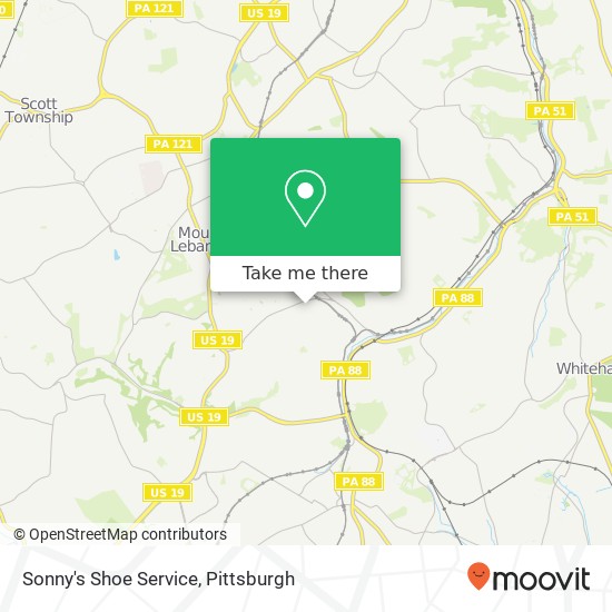 Mapa de Sonny's Shoe Service