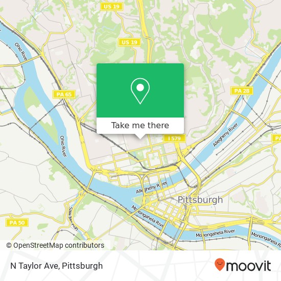 Mapa de N Taylor Ave