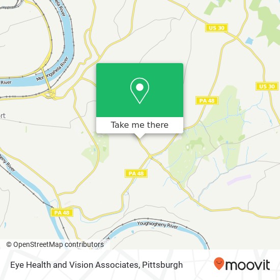 Mapa de Eye Health and Vision Associates