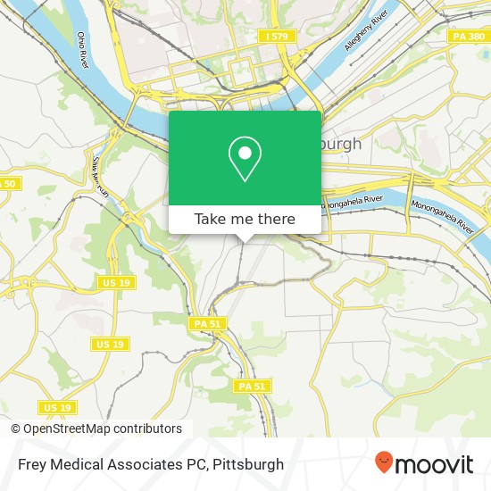 Mapa de Frey Medical Associates PC