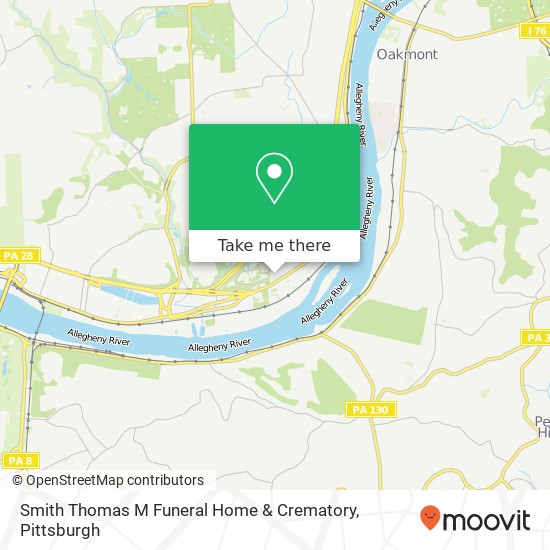 Smith Thomas M Funeral Home & Crematory map