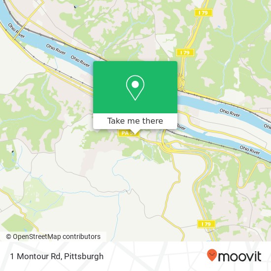 Mapa de 1 Montour Rd