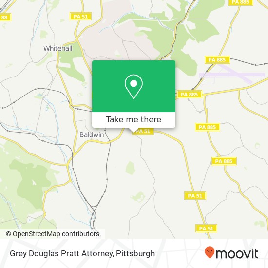 Grey Douglas Pratt Attorney map