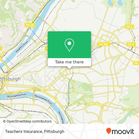 Mapa de Teachers Insurance