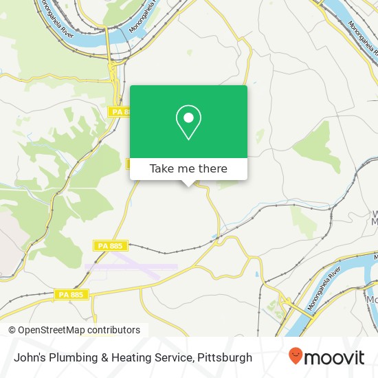 Mapa de John's Plumbing & Heating Service