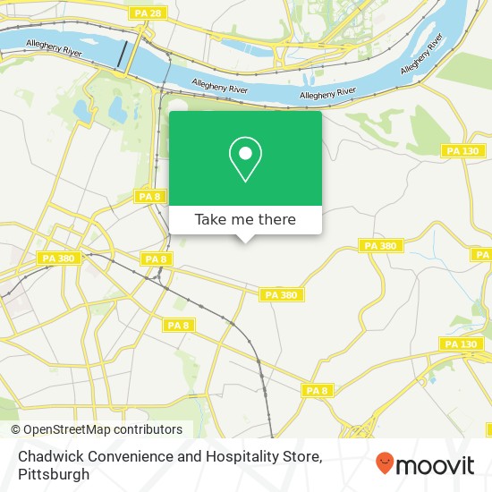 Chadwick Convenience and Hospitality Store map