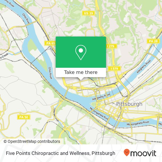 Five Points Chiropractic and Wellness map