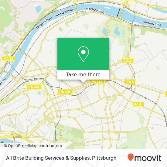 All Brite Building Services & Supplies map