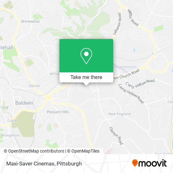 Mapa de Maxi-Saver Cinemas