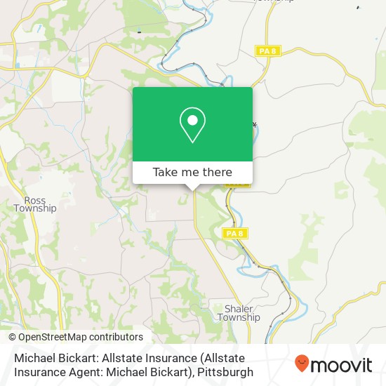 Michael Bickart: Allstate Insurance map