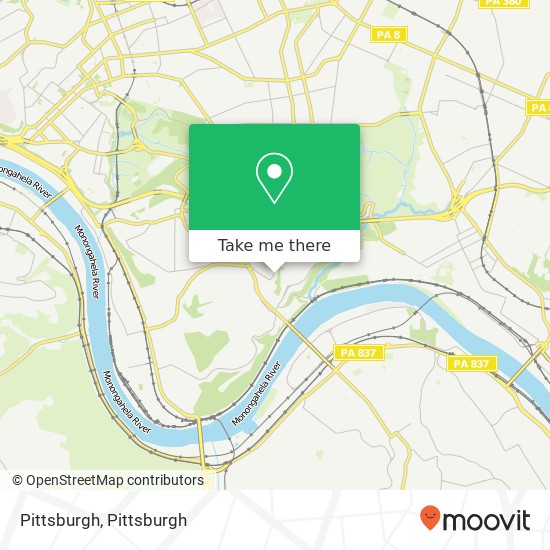 Pittsburgh map