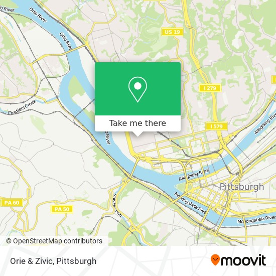 Mapa de Orie & Zivic