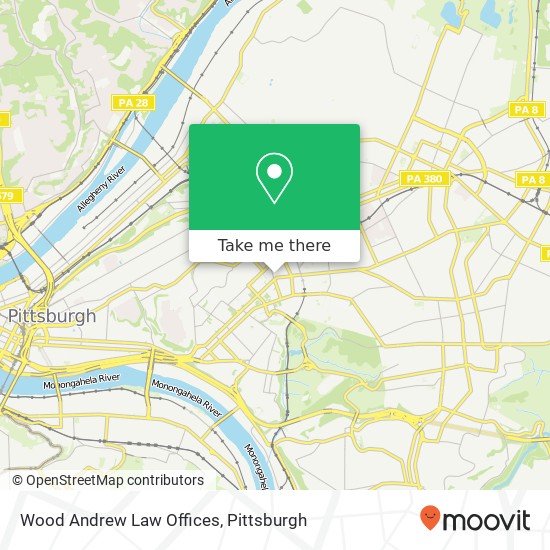 Mapa de Wood Andrew Law Offices