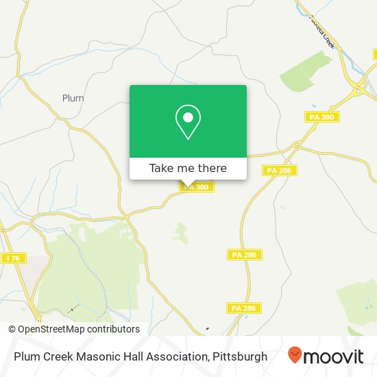 Mapa de Plum Creek Masonic Hall Association