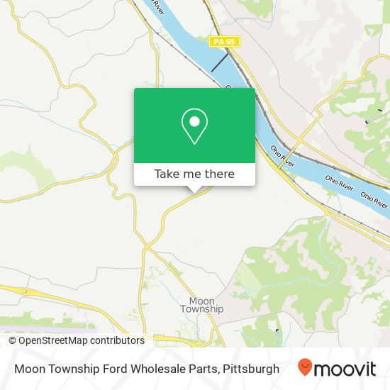 Moon Township Ford Wholesale Parts map