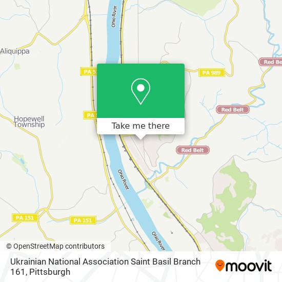 Mapa de Ukrainian National Association Saint Basil Branch 161