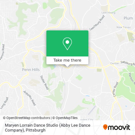 Mapa de Maryen Lorrain Dance Studio (Abby Lee Dance Company)