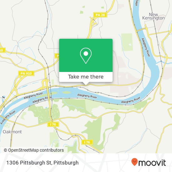 1306 Pittsburgh St map
