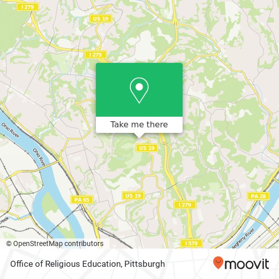 Mapa de Office of Religious Education