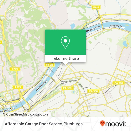 Affordable Garage Door Service map