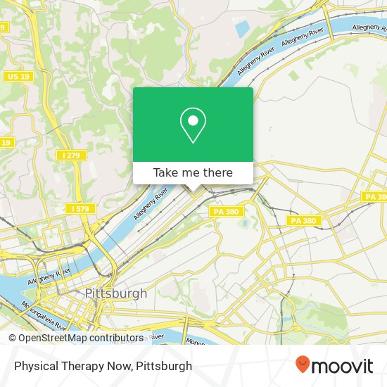 Physical Therapy Now map