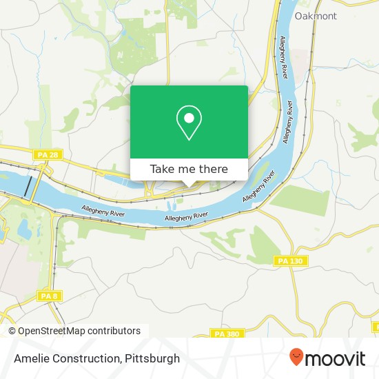 Mapa de Amelie Construction