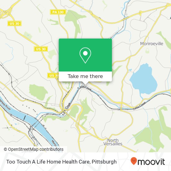 Too Touch A Life Home Health Care map