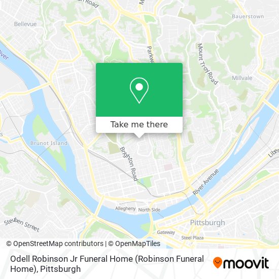 Mapa de Odell Robinson Jr Funeral Home (Robinson Funeral Home)