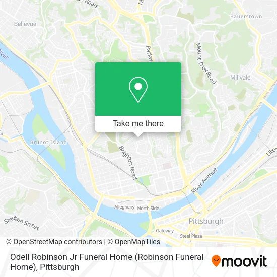 Odell Robinson Jr Funeral Home (Robinson Funeral Home) map