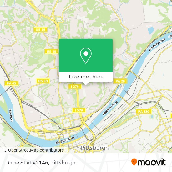 Mapa de Rhine St at #2146