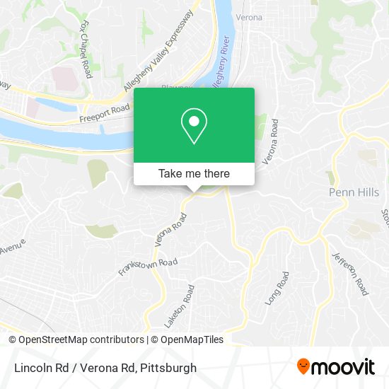 Lincoln Rd / Verona Rd en Pittsburgh 
