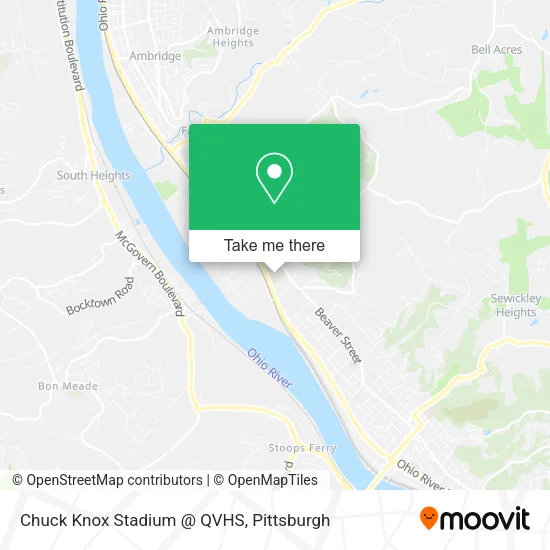 Chuck Knox Stadium @ QVHS map