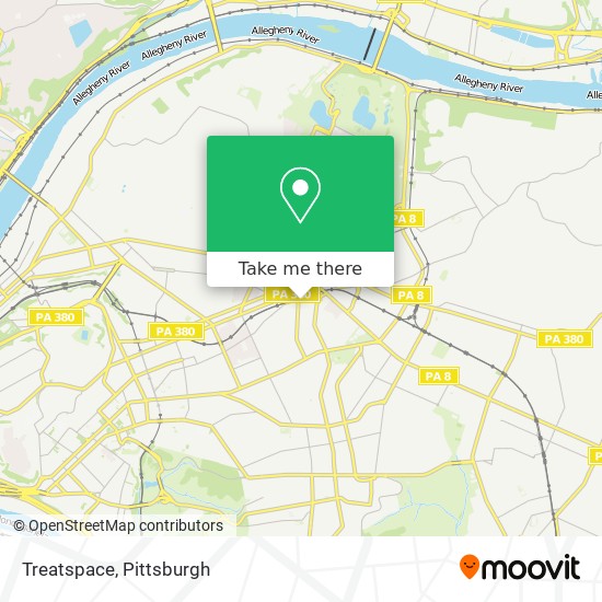 Treatspace map