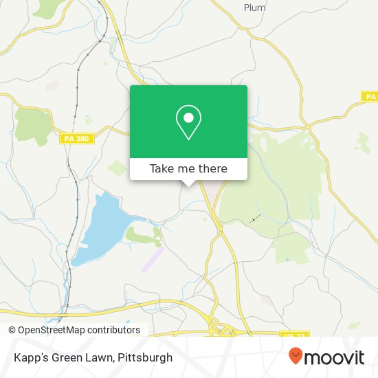 Kapp's Green Lawn map