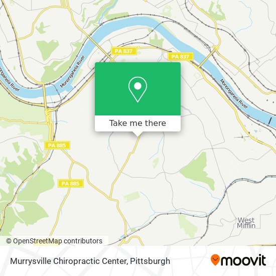 Murrysville Chiropractic Center map