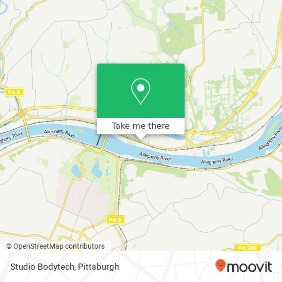 Studio Bodytech map